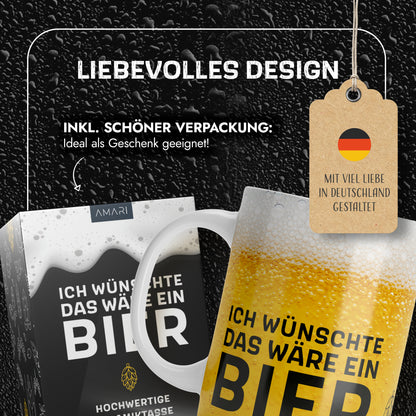 Tasse "Ich wünschte das wäre ein Bier" (013)