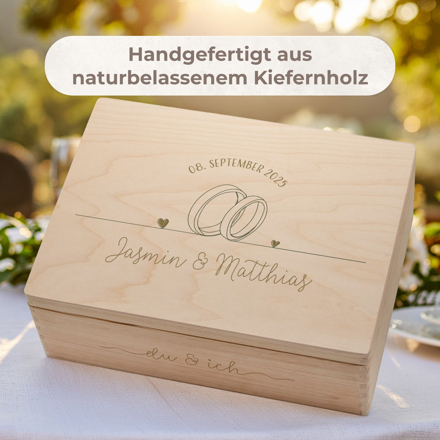 Erinnerungskiste Hochzeit | Eheringe