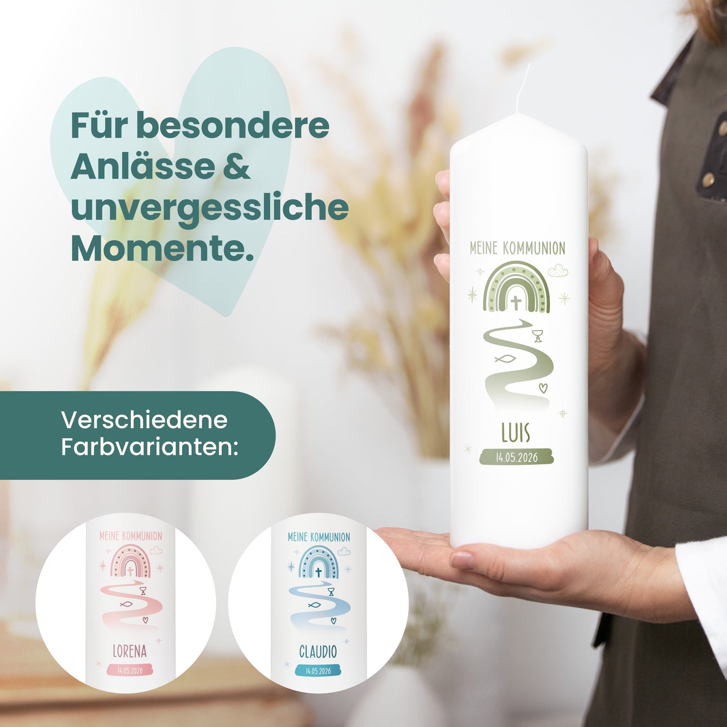 Kommunionkerze | Du gehst mit