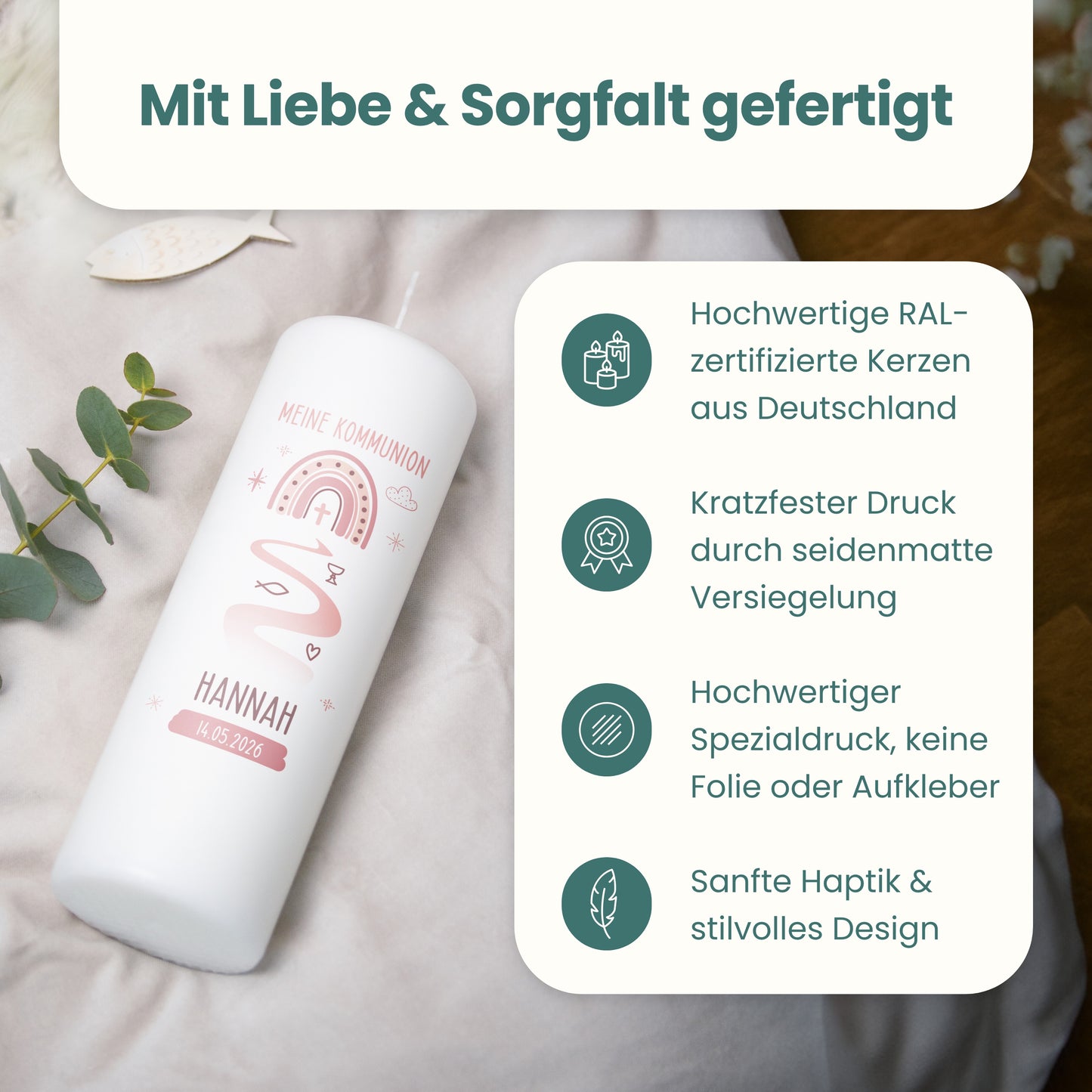 Kommunionkerze | Du gehst mit