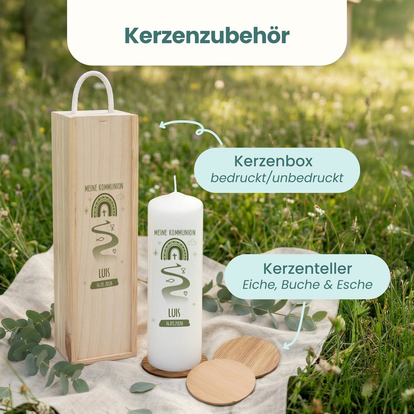 Kommunionkerze | Du gehst mit