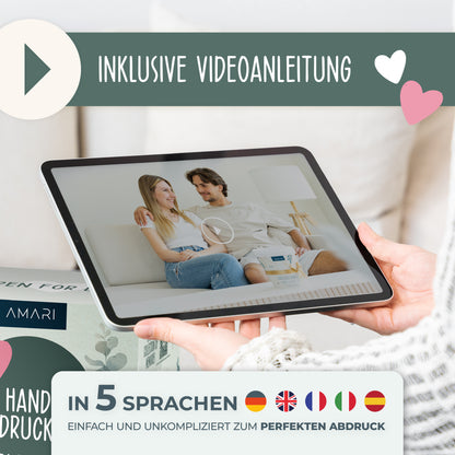 Handabdruck Set | Eukalyptus