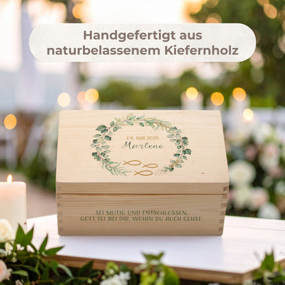 Kommunionkiste | Eukalyptus Fisch (018.01.02)