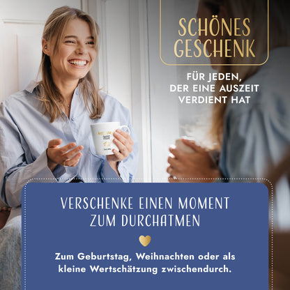 Tasse "Anti Stress Tasse" | Goldene Details (023)