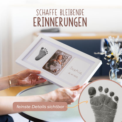 Baby Handabdruck & Fußabdruck Set
