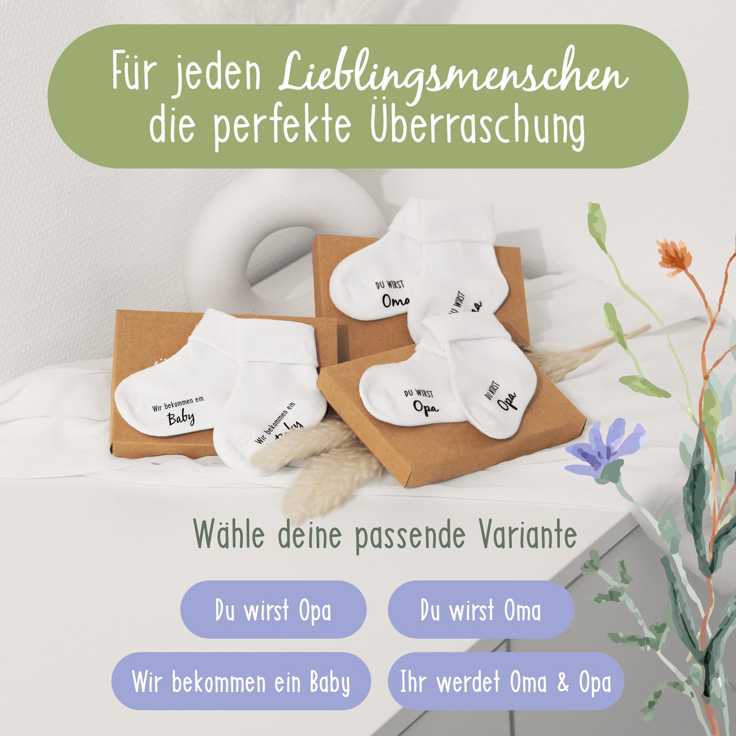 Babysocken Geschenkset