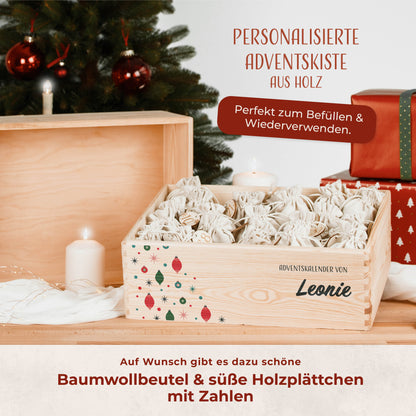Amari ® Personalisierte Adventskiste | 008.01.04 Weihnachtlich