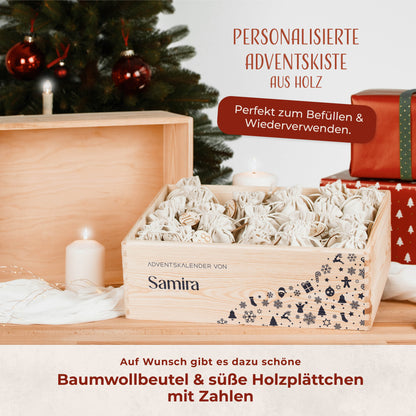 Amari ® Personalisierte Adventskiste | 008.01.05 Blau