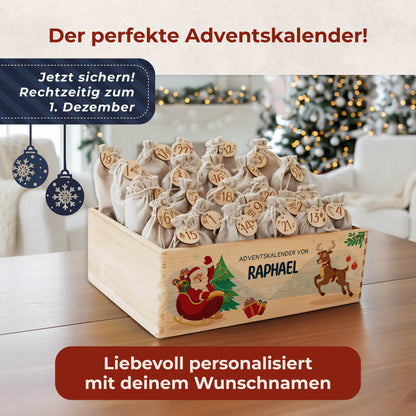 Amari ® Personalisierte Adventskiste | Nikolaus 008.02.03