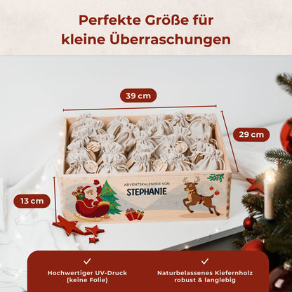 Amari ® Personalisierte Adventskiste | Nikolaus 008.02.03