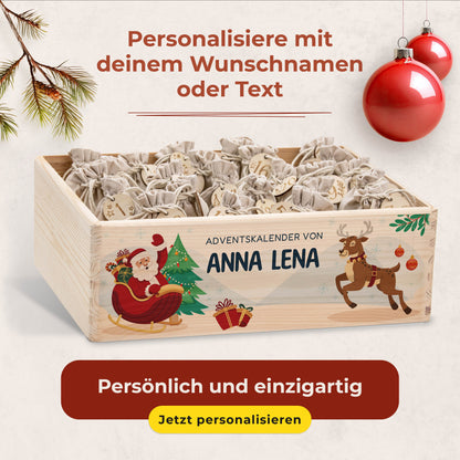 Amari ® Personalisierte Adventskiste | Nikolaus 008.02.03