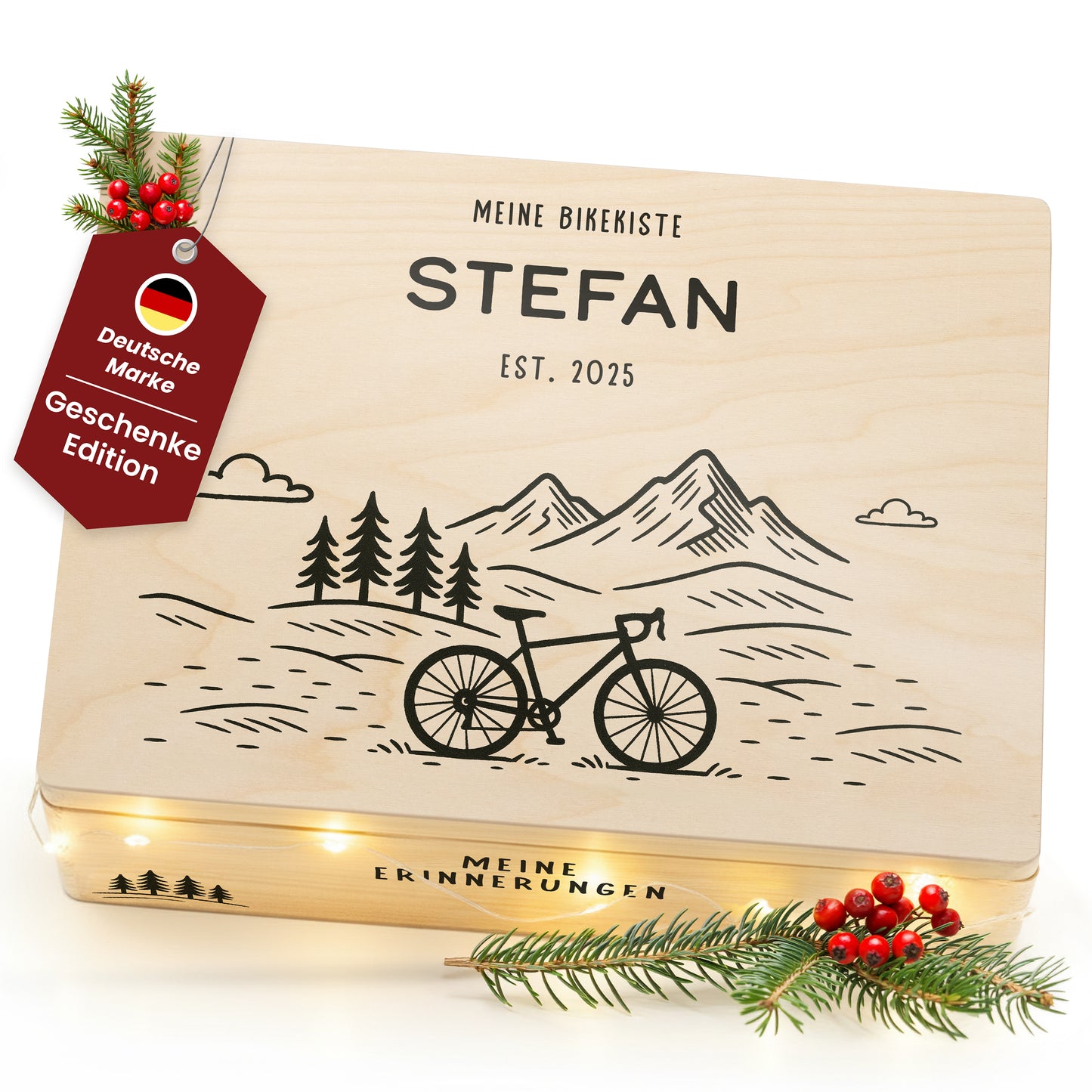 Amari ® Holzkiste Hobby | Fahrrad (020.01.03)