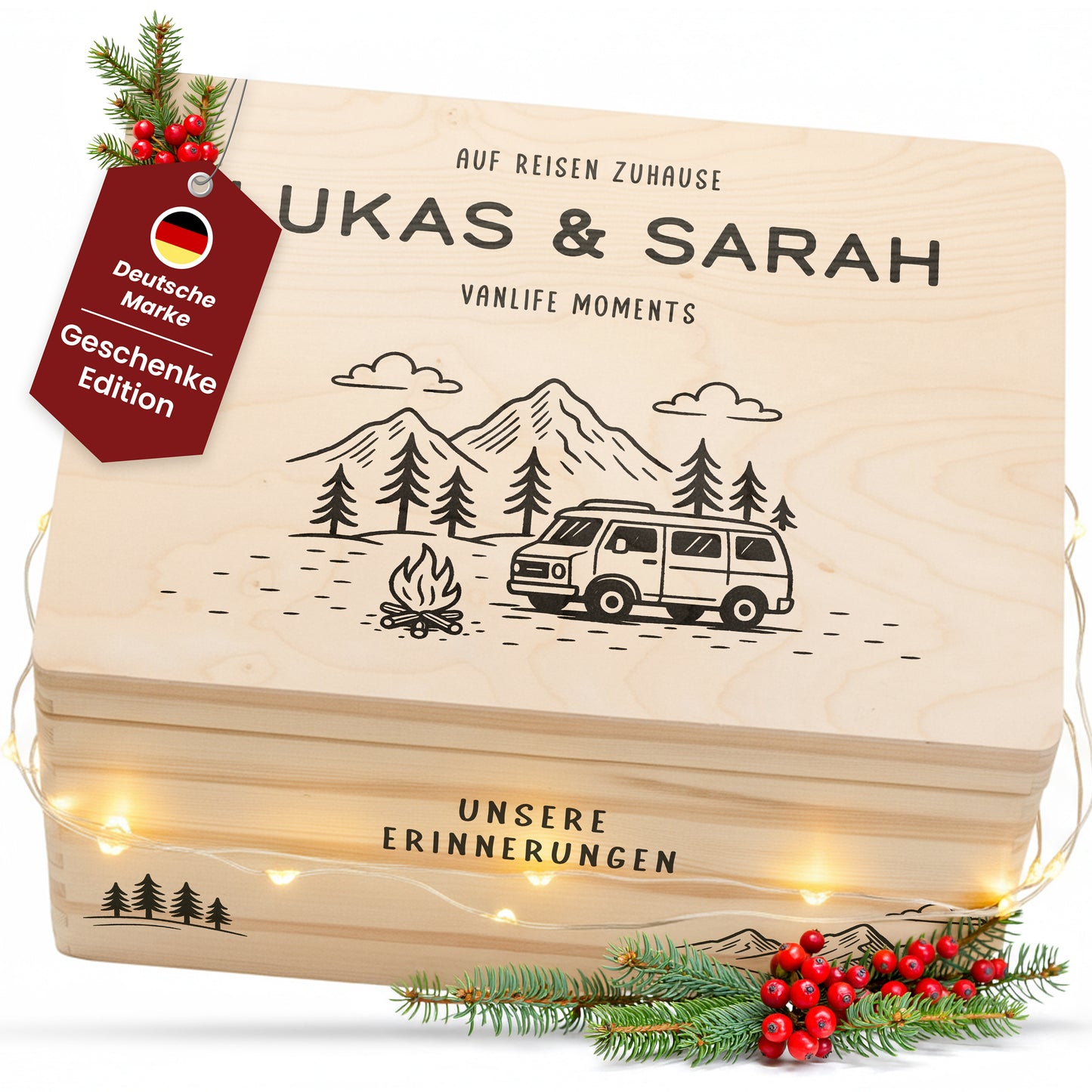 Amari ® Holzkiste Hobby | Campen (020.01.02)