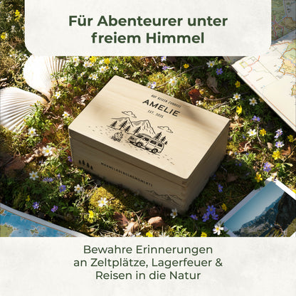 Amari ® Holzkiste Hobby | Campen (020.01.02)
