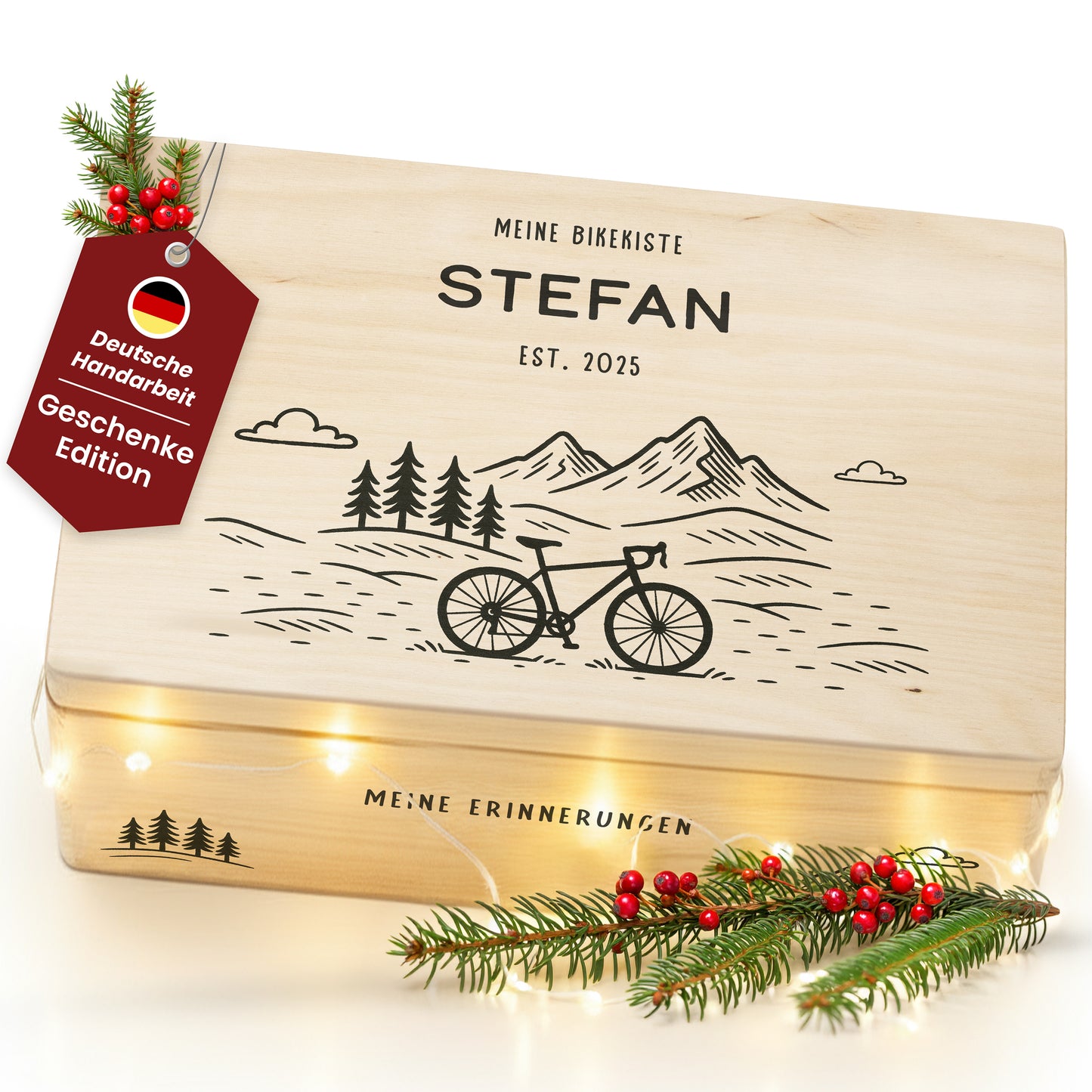 Amari ® Holzkiste Hobby | Fahrrad (020.01.03)