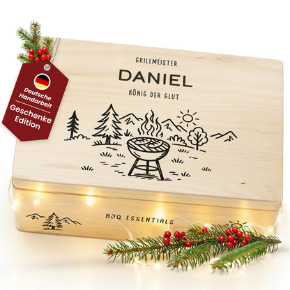 Amari ® Holzkiste Hobby | Grillen (020.01.04)