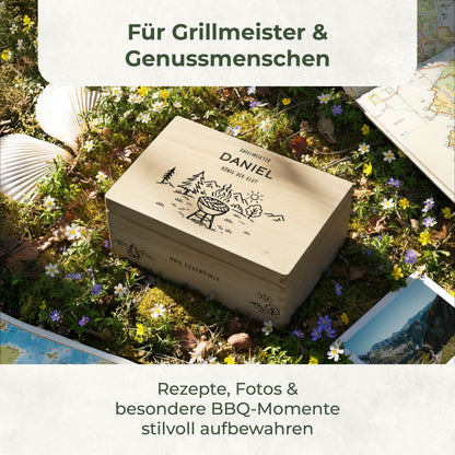 Amari ® Holzkiste Hobby | Grillen (020.01.04)