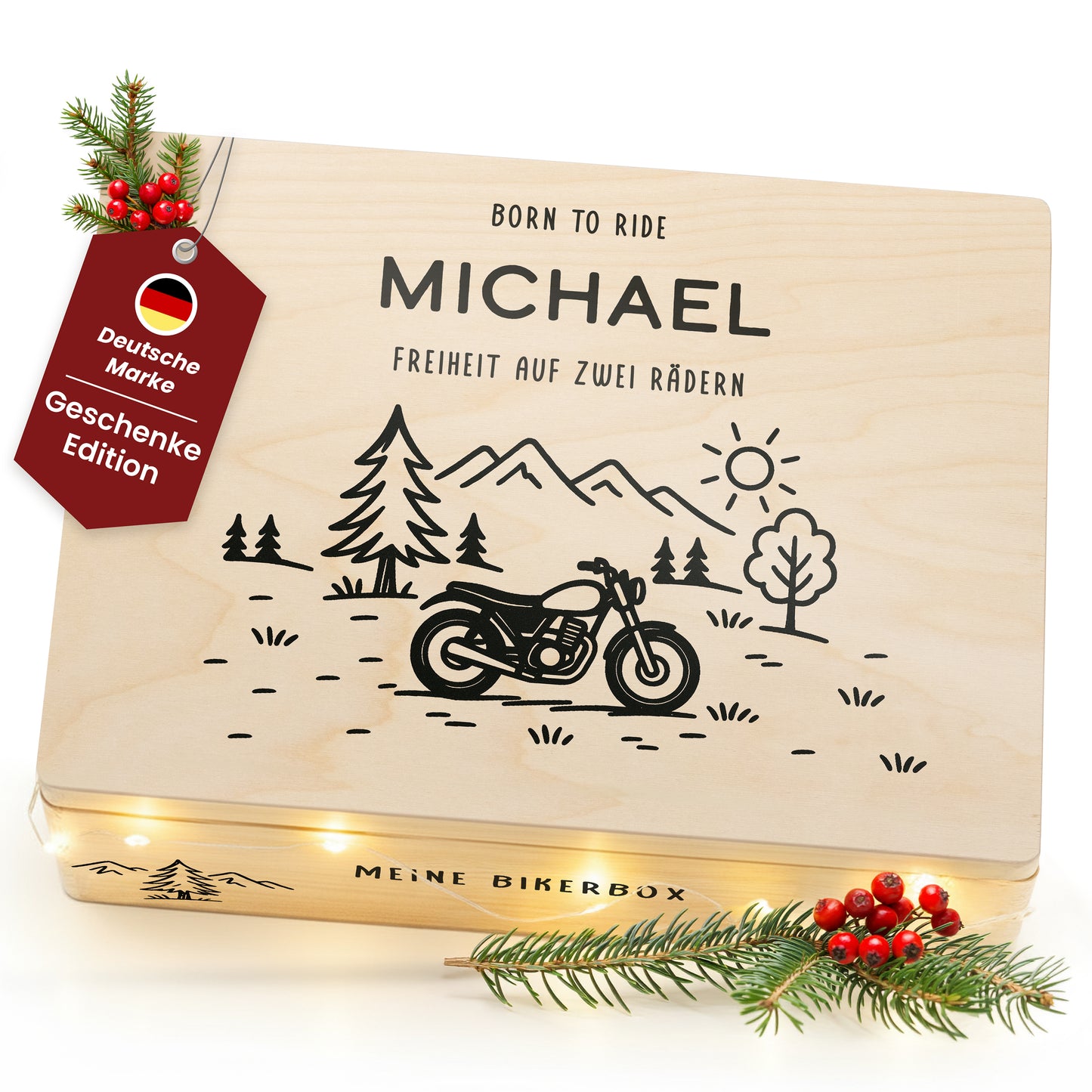 Amari ® Holzkiste Hobby | Motorrad (020.01.06)