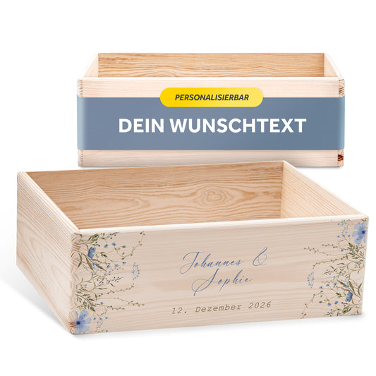 Erinnerungskiste Hochzeit offen | Vergissmeinnicht (021.02.04)