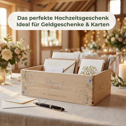 Erinnerungskiste Hochzeit offen | Vergissmeinnicht (021.02.04)