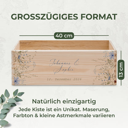 Erinnerungskiste Hochzeit offen | Vergissmeinnicht (021.02.04)