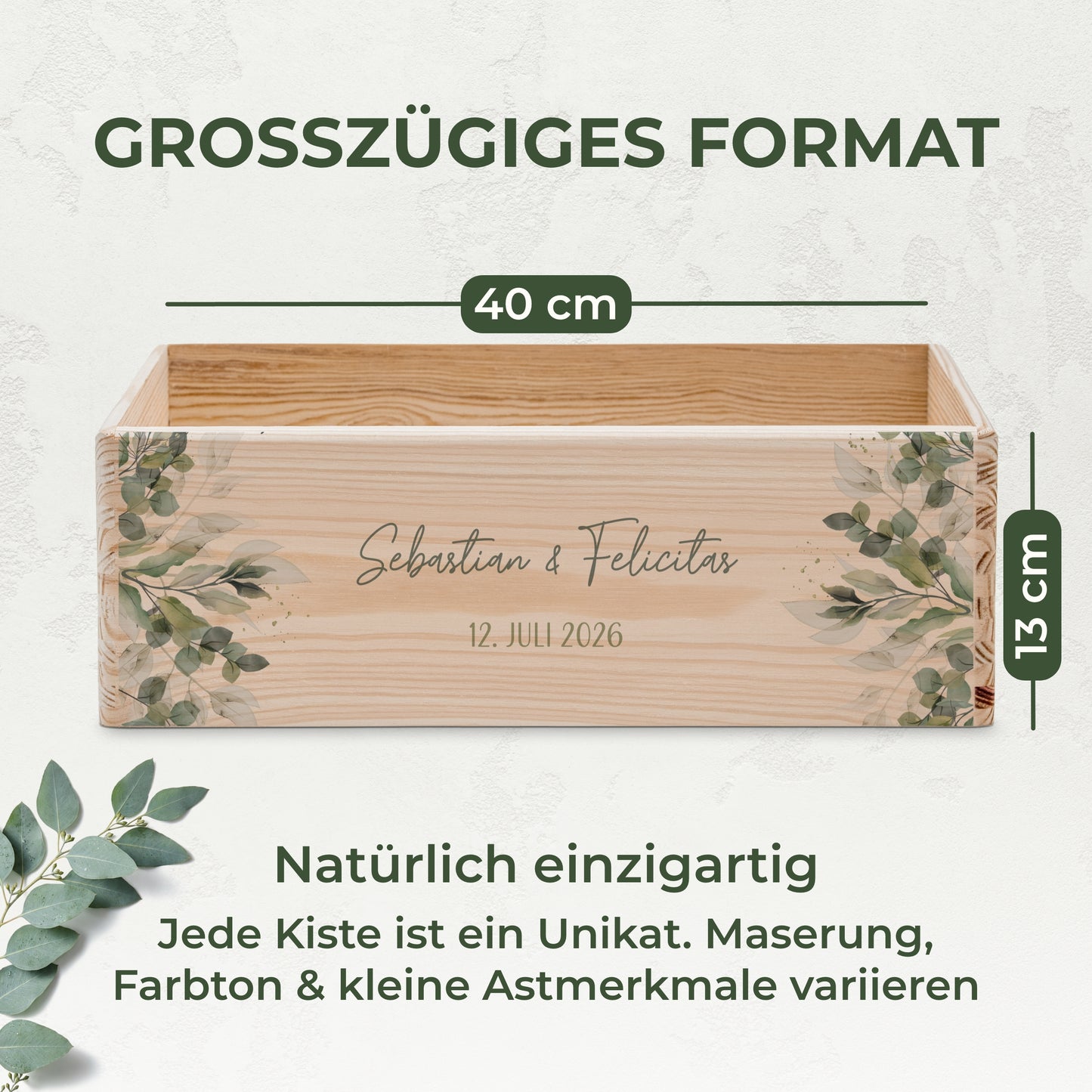 Erinnerungskiste Hochzeit offen | Pflanzenwelt (021.02.01)