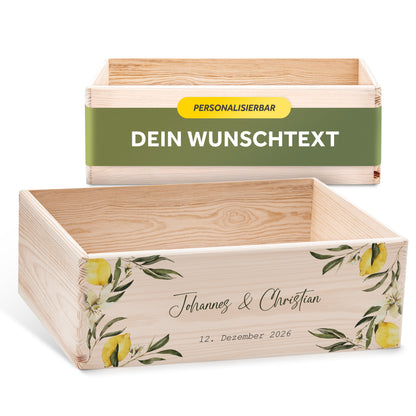 Erinnerungskiste Hochzeit offen | Zitrone (021.02.02)