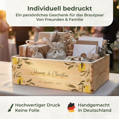 Erinnerungskiste Hochzeit offen | Zitrone (021.02.02)