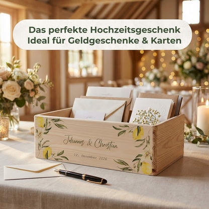 Erinnerungskiste Hochzeit offen | Zitrone (021.02.02)