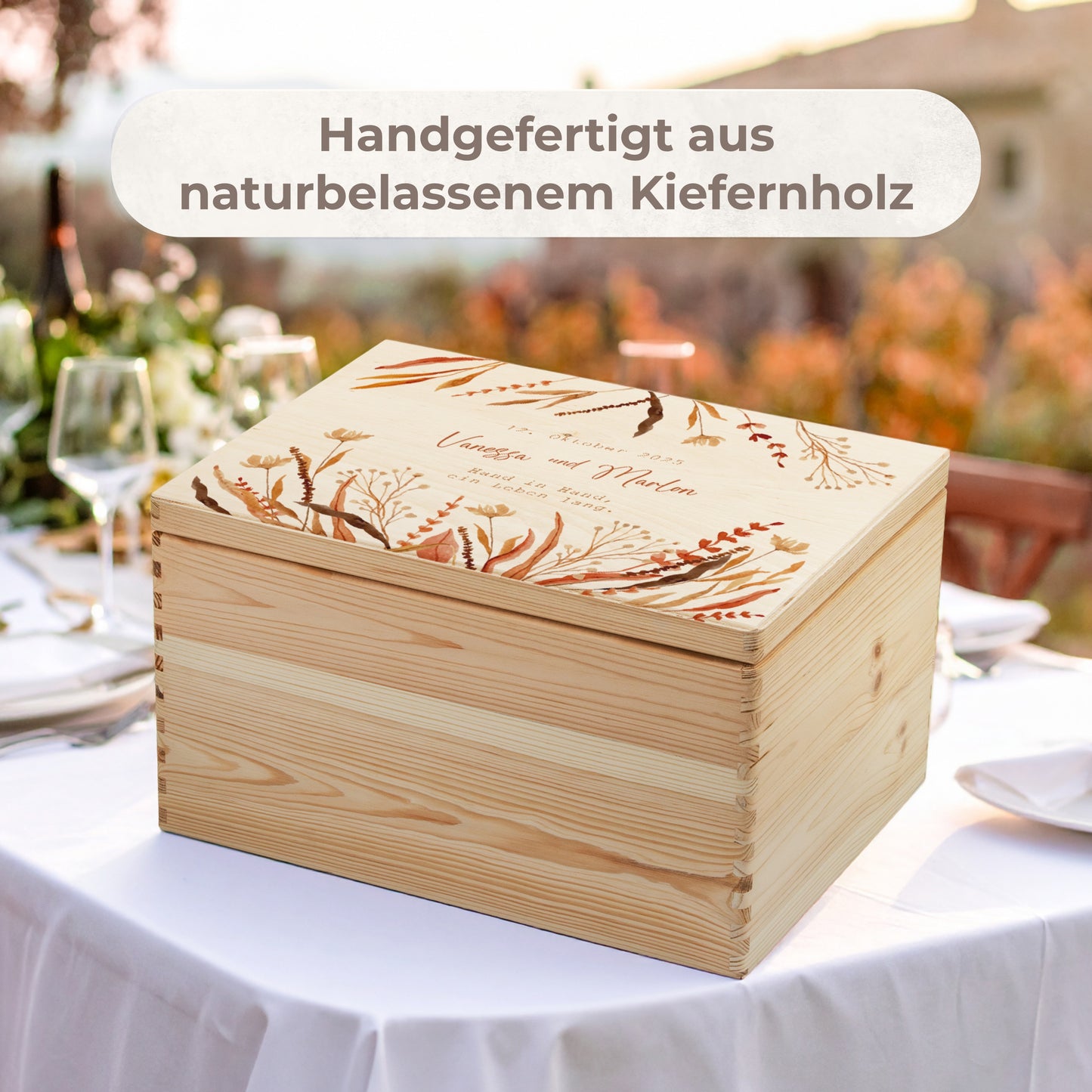 Erinnerungskiste Hochzeit | Herbsthochzeit