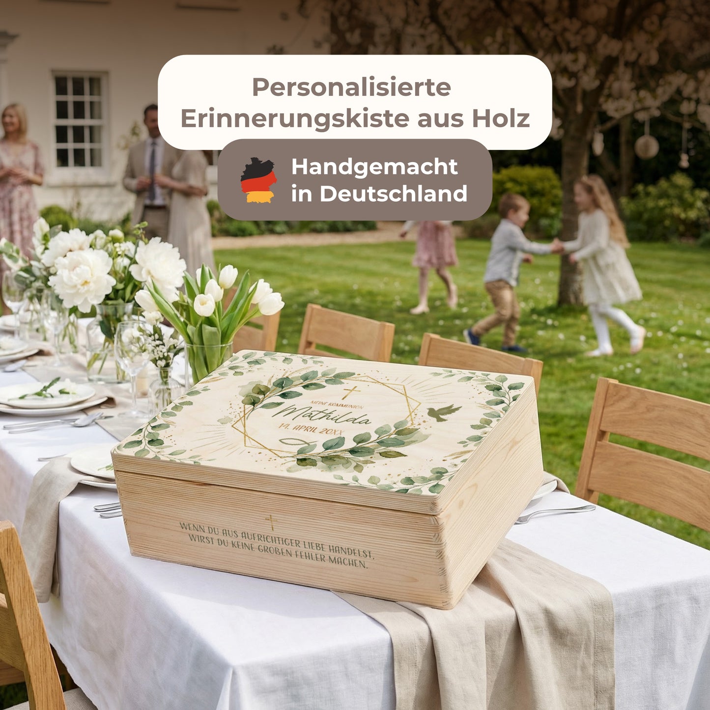 Kommunionkiste | Eukalyptus Segen (018.01.06)