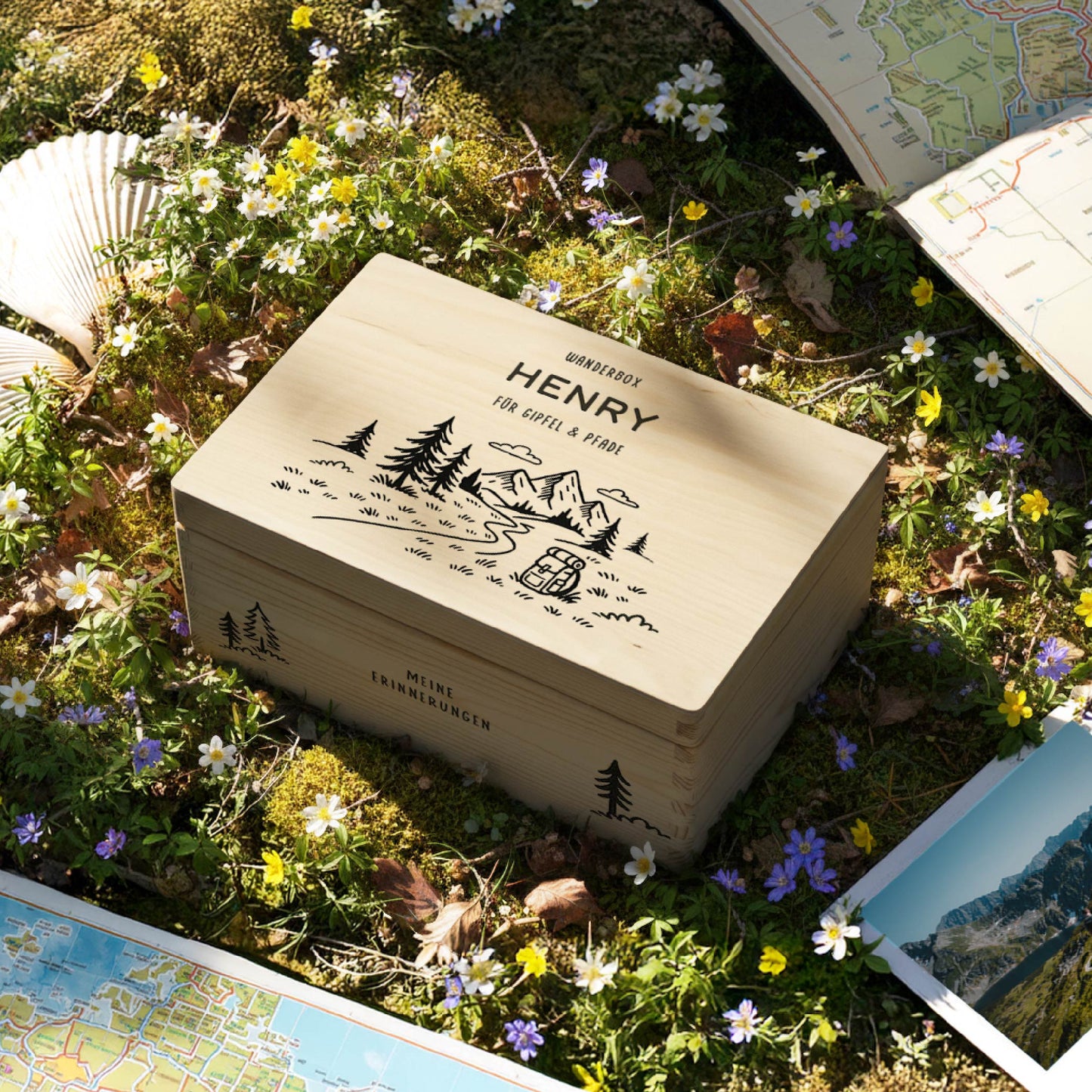 Amari ® Holzkiste Hobby | Wandern (020.01.07)