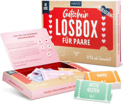 Gutschein Losbox für Paare