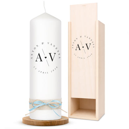 Hochzeitskerze | Minimalistic