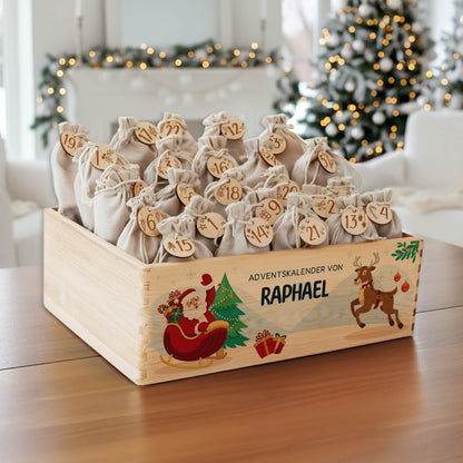 Amari ® Personalisierte Adventskiste | Nikolaus 008.02.03