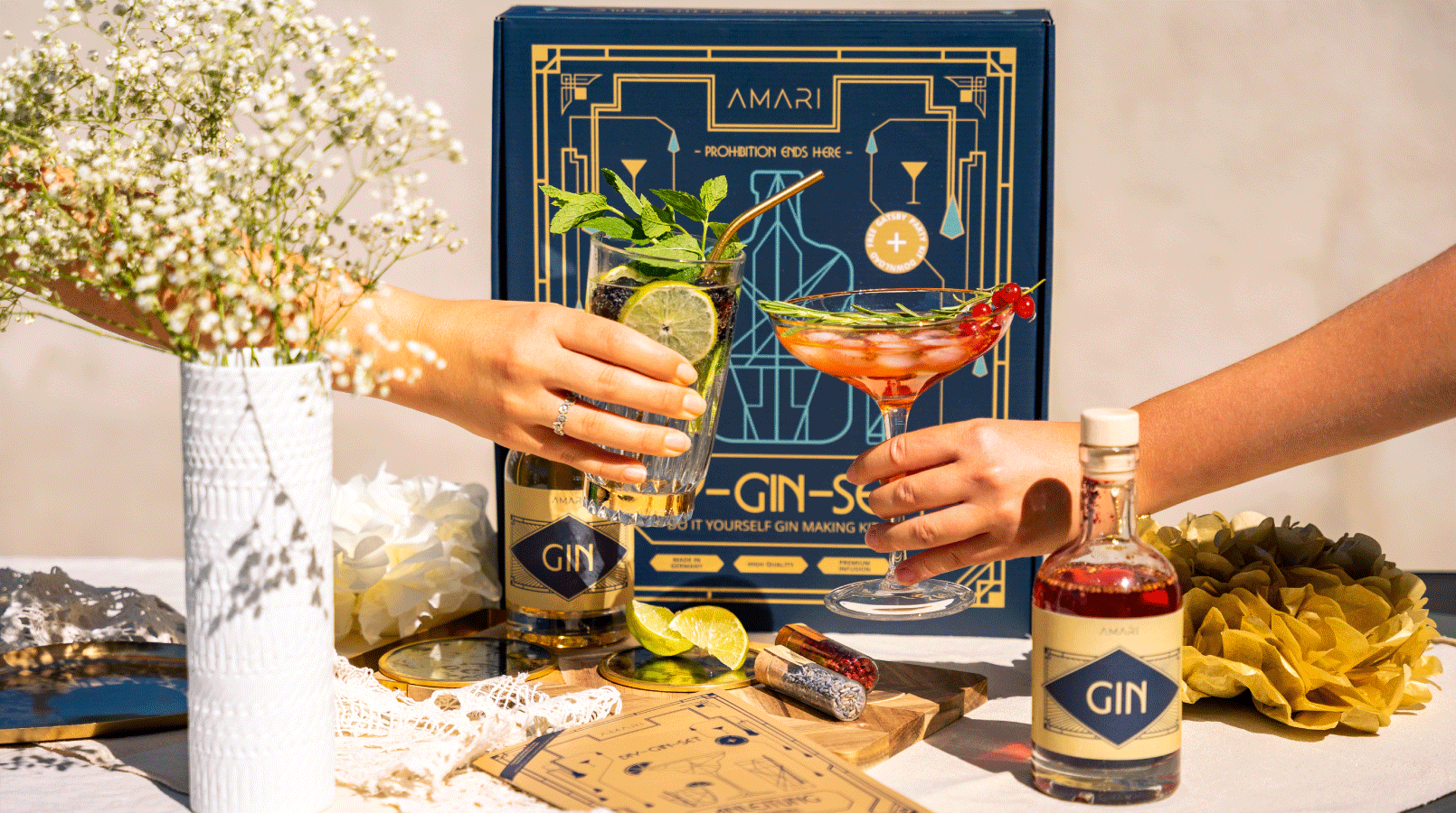 Amari DIY Gin Set Vielfältige Auswahl!