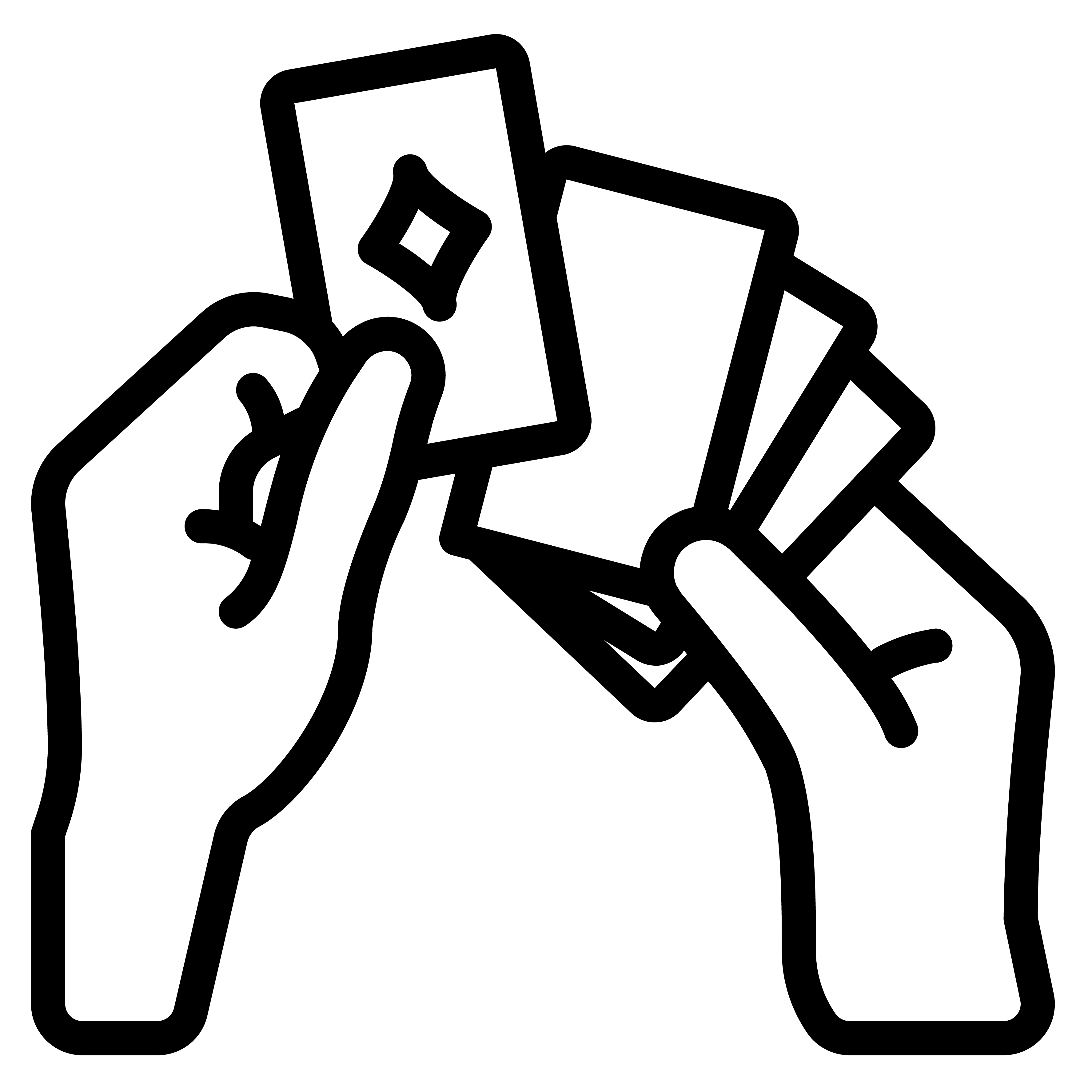 AMARI Fotospiel für Hochzeiten Karten austeilen