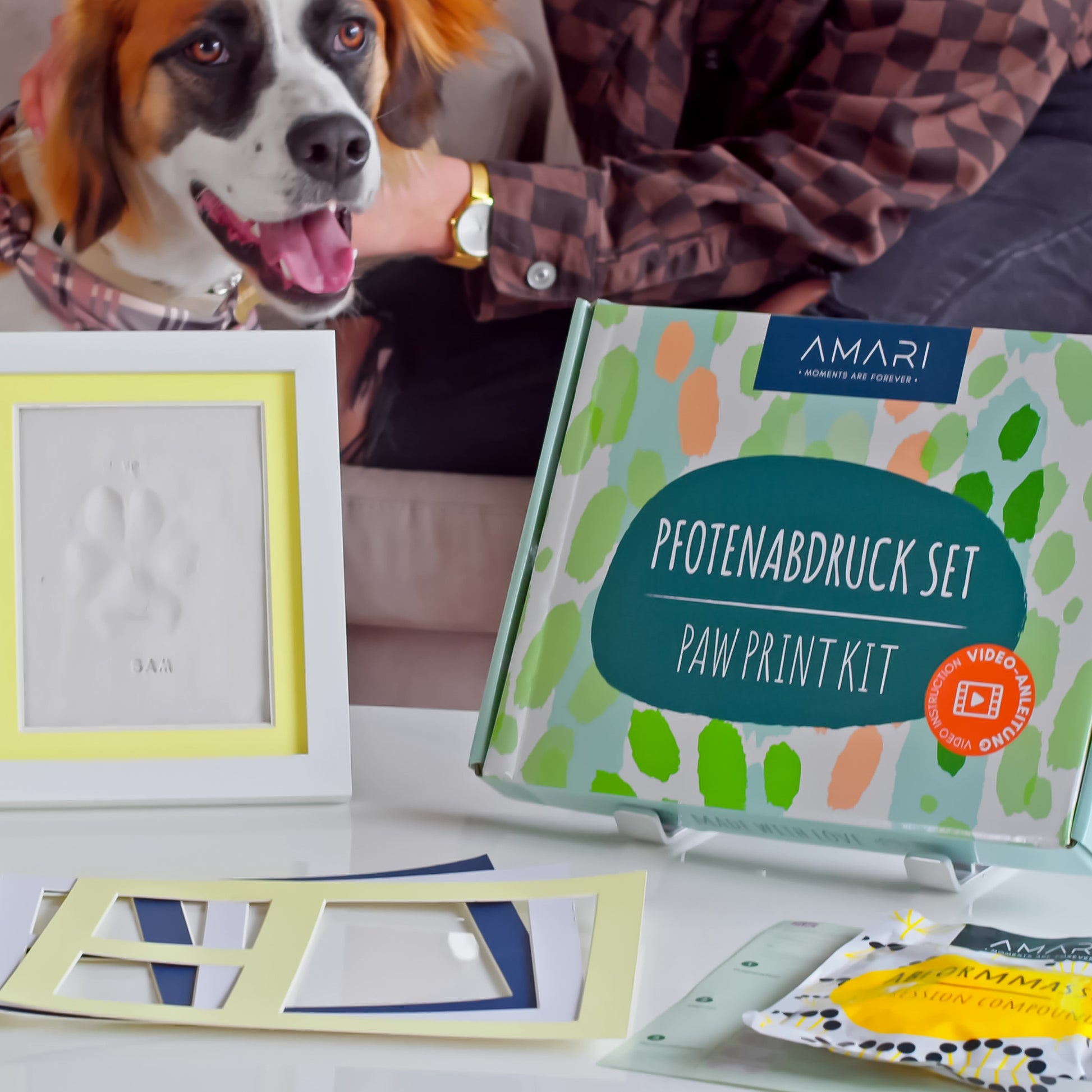 AMARI Pfotenabdruck Set