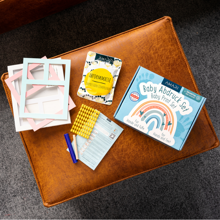 AMARI Baby Abdruck Set DIY Bestandteile